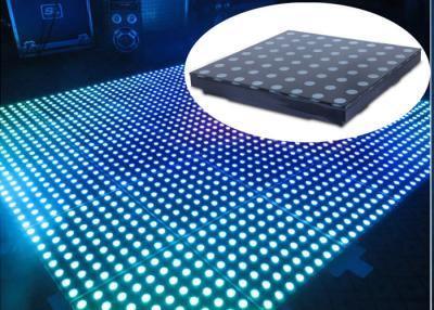 China RGB 3 In 1 Dance Floor Lighting Wedding Acrylic Panels 500x500x70mm Unit Size for sale