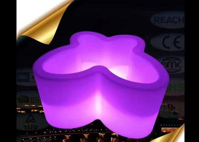 China Heart / Butterflies Shaped LED Ice Bucket RGB LED Lighting Source Eco Friendly for sale