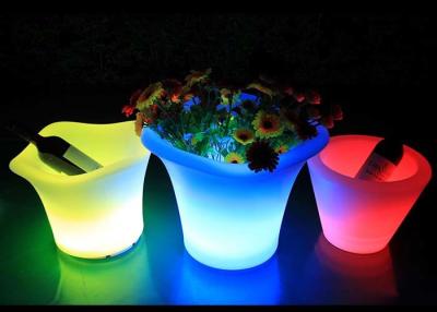 China UV Protection Light Up Ice Bucket , Led Flashing Ice Bucket Aluminum Molds for sale