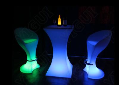 China Commercial LED Table Furniture General Use LED Illuminated LED Cocktail Table for sale