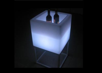 China El cubo de hielo cambiante del color termoplástico, enciende para arriba el mando a distancia por infrarrojos del cubo de vino en venta