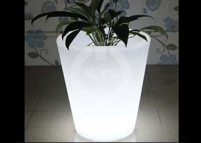 China Modern Colored LED Flower Pots 16 Colors Changeable Energy Saving 2 Years Warranty for sale