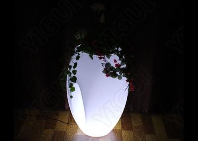 China Hard Plastic LED Flower Pots 8 - 10 Hours Stable Operating For Indoor Planting for sale