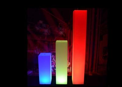 China Large Pillar LED Light Furniture 7.5V Voltage With 2 Buttons Controlling Brightness for sale