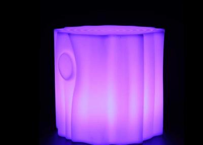 China RGBW 5050 LED Tree Stump Stool , LED Illuminated Furniture Universal AC Plug for sale