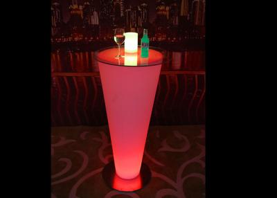 China PE Luminous LED Table Furniture Low Power Consumption Night Club Decoration for sale