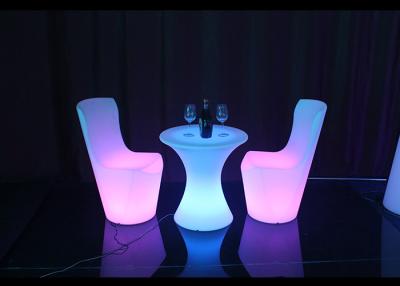 China Los muebles al aire libre llevados coloridos de Unbreak, LED encendieron el trabajo estable de los taburetes de bar en venta