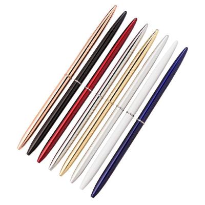 China office & School Pen Unique Premium Gold Metal Slim Thin Wedding Tip Hotel Twist Ball Pens for sale