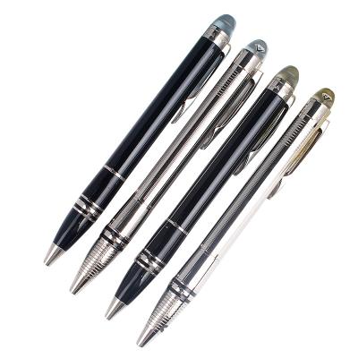 China office & School Pen Business 3 in 1 Multifunctional Led Lighted Ball Pen With Stylus Metal Ballpoint Pen for sale