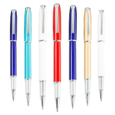 China Promotion\business\2019 new high quality heavy roller school\office pen with contact stylus business gift promotion pen with custom logo for sale