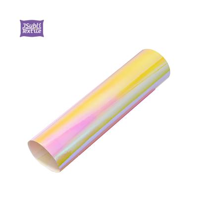 China Bestsub's Other Wholesale 30.5Cm*25m Black Custom Adhesive Rainbow Color Shirt Vinyl Roll for sale