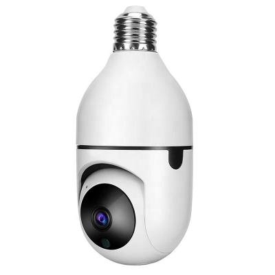 China 360-Degree HD Wireless Panoramic Panoramic Mobile Phone Night Vision Light Bulb Camera 360-Degree HD WiFi Lamp Remote Camera for sale