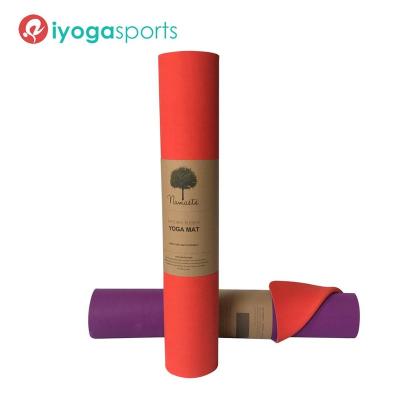 China 100% Non-Slip Natural Rubber Yoga Mat 5mm Thick Non Slip Grip Jade Yoga Mat Super Style for sale