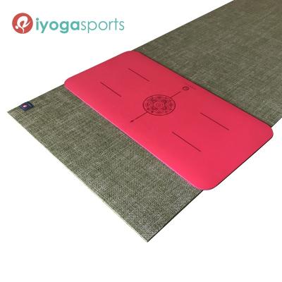 China Yoga exercises and mini fitness version yoga mat pad no handle slip pad for travel knee pad small size liform for sale