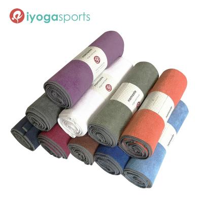 China iyogasports logo iyogasports yoga towel kulae yoga towel cheap towel hot thirsty custom hot fitness super absorbent towel for sale