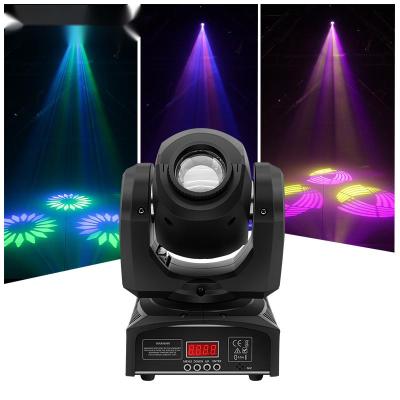 China Xinland 30w Mini Spot Led Moving Head Gobo Projector Dmx Pattern Moving Lights Warehouse Showcase Lighting Equipment for sale