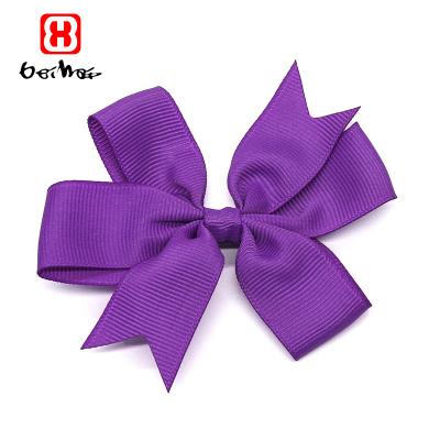 China Wholesale High Tenacity High Quality Grosgrain Ribbon Hangers With Clips Ribbon Bow Handmade Bow For Hair Accessory for sale