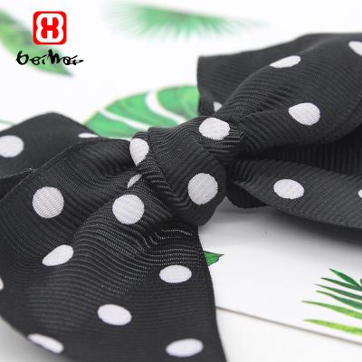 China Custom High Tenacity Grosgrain Ribbon Pre-made DIY Bows Grosgrain Ribbon Bow For Gift Wrapping Festival Decoration for sale