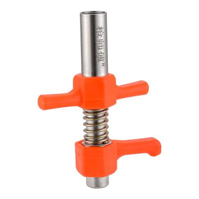 China Building Equipment Pin Type Bayonet Zinc Plating Coupler Spring Loaded White Accessories for sale