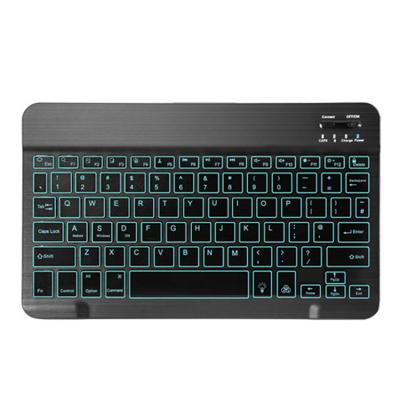 China Factory Colorful Wireless Desktop Computer Gaming Backlight Multimedia Keys RGB Mechanical Keyboard for sale