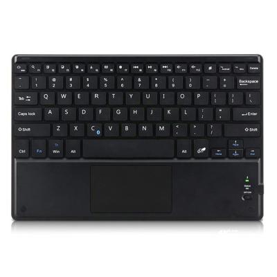 China High Quality Slim 7-10 Inch BT Universal Wireless Keyboard With Touchpad For iPad Smartphone Tablet for sale