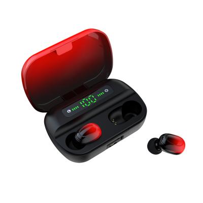 China Power Bank Function Shenzhen Manufacturer 1500mAh TWS Genuine Stereo Power Bank Wireless Earbuds for sale