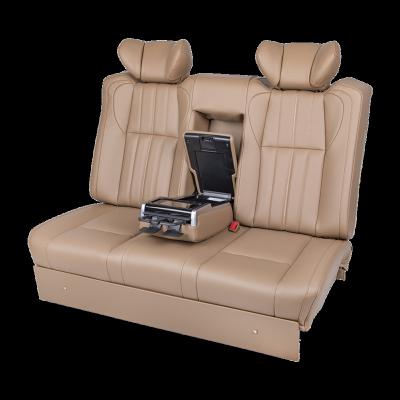 China Business / Luxury Van Interior Retrofit Seats With Wireless Charging Ventilation Sofa Bed Seats Limousine Seats for sale