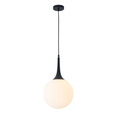 China Modern simple postmodern glass ball chandelier restaurant aisle clothing store Nordic LED home room chandelier for sale