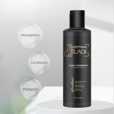 China Professional Color-Protecting Private Label Hair 4C Natural Sulfate Free Shampoo For Afro Black Women for sale