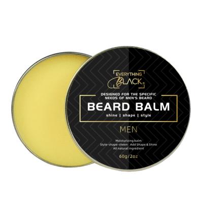 China Organic EVERYTHINGBLACK DEEP CLEANING Non-Greasy No Animal Testing Soften Raw Beard Balm For Men's Beard for sale