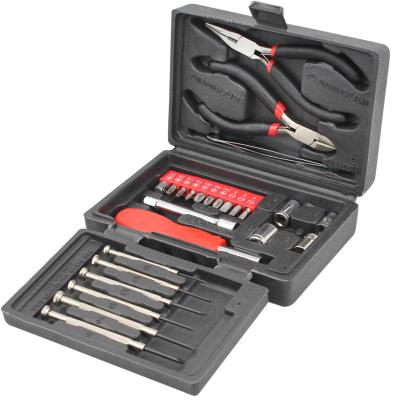 China Modular Tool Organization factory supply OEM mini 26pcs household hand tool set small Toolbox Tool Set Box for sale