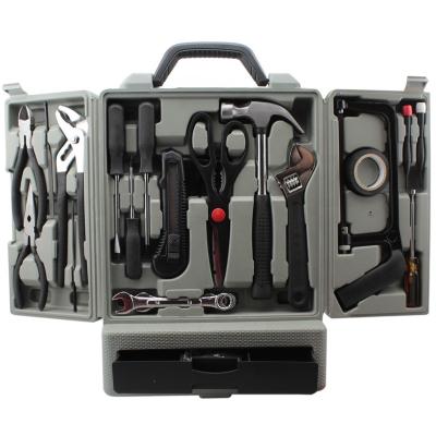 China Modular Tool Organization factory supply 119pcs household hand tool set Multi-function Household Toolbox Tool Set Box for home use for sale