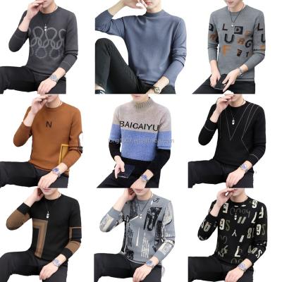 China 2023 Autumn New Fashion Casual Loose Sweater Sweater Anti-wrinkle Men Thick O-Neck Wool Knitted Harajuku Streetwear Oversized Knitwear M-5XL for sale