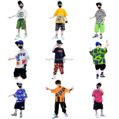 China New Summer Midschool Kids Formal Loose Kids Street Formal Boys Suits Boys Round Collar Suit Trend for sale