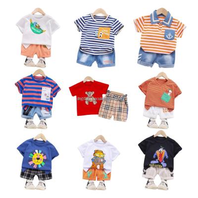 China 2023 new comfortable and breathable short-sleeved comfortable and breathable children's clothing girl's casual suits for sale