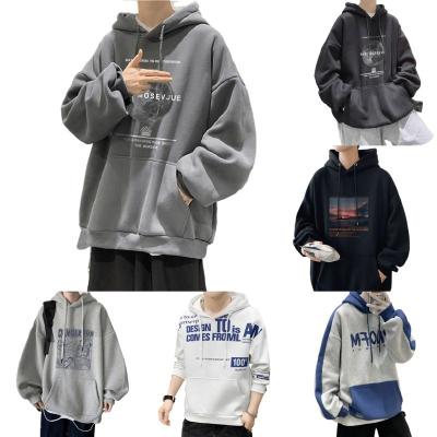 China fashion hooded winter anti-wrinkle men's autumn streetwear sweatshirt clothing casual hip hop hoodie 2022 for sale