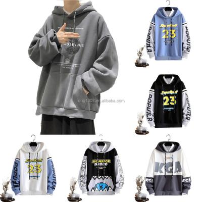 China 2022 New Anti-wrinkle Men's Hoodie Sweatshirt Thickened High Neck Streetwear Autumn and Winter Loose Hoodie Men's Fashion Clothes for sale