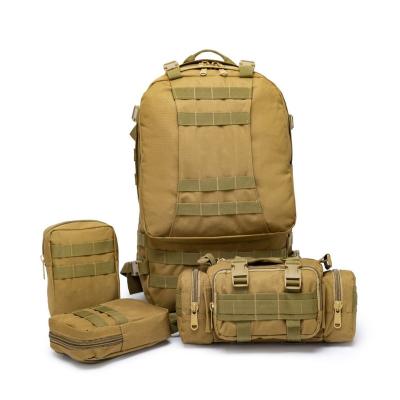 China Outdoor Sports Travel Increasing Camping Portable Expandable Front Large Size Bag Army Tactical Backpack With Pockets for sale