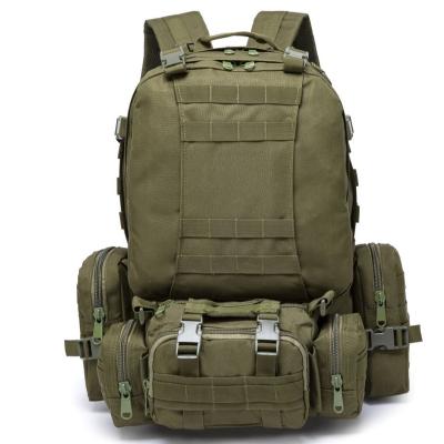 China Outdoor Sports Travel Increasing Camping Portable Expandable Front Large Size Bag Army Tactical Backpack With Pockets for sale