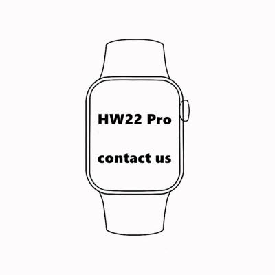 China Pro Wifi Smart Watch HW22 2021 2020 Men Women Split Screen Display Smartwatch Body Temperature Monitor for sale