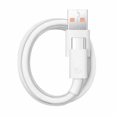 China MP3/MP4 Super Charging Fast Charging Player 6A Cable USB Type C Data Attach Usb C Cable for sale