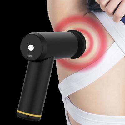 China 2022 Professional Mini Muscle Massage Gun Body Pocket Sport USB Fascia Gun Body Muscle Massage Rechargeable for sale