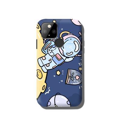 China Cute Anti-drop PC+TPU Anime Designer 3D Sublimation Printing Cell Phone Case For Google Pixel 5a for sale