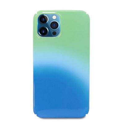 China Anti-fall Gradient Neon PC Hard Protect 3D Sublimation Printing Phone Case For Iphone for sale