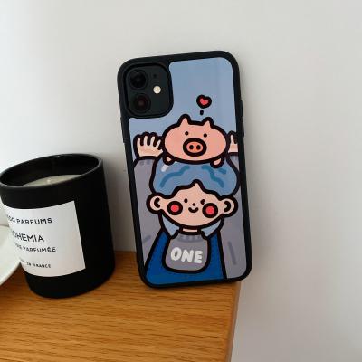 China Newest Sublimation PC Blank Phone Case With Aluminum Insert Black/Shockproof/Transparent White For Iphone for sale