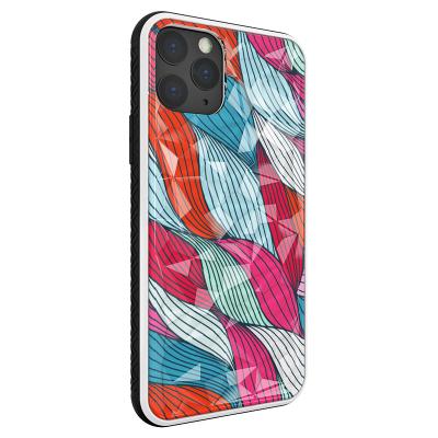 China Custom UV Printing Anti-fall Acrylic Neon Planet Universe Diamond Phone Case for sale