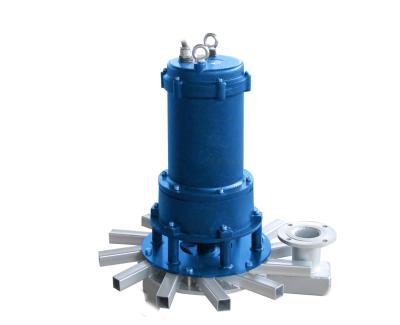 China Water Treatment Plant Outlet Air Pond Centrifugal Submersible Jet Aerator For Water Treatment for sale