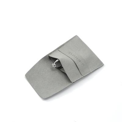 China Envelope/enveoloe with band well stitching jewelry packaging bag color size custom envelope jewelry pouch microfiber for sale