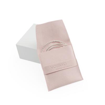 China Envelope With Band VOENYO Custom Logo Jewelry Envelope Bag Microfiber Bracelet Ring Pockets for sale