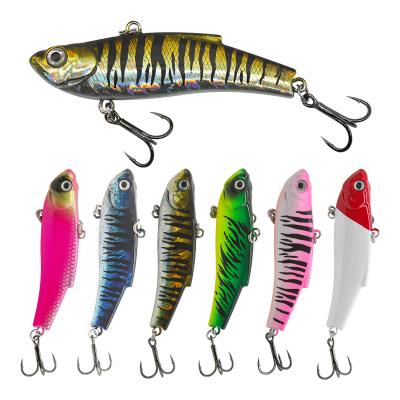 China Hot ABS Off Amazon 16g 70mm Sinking Lipless Vib Fishing Bait Bass Bait Plastic Lure Hard Vibration Baits for sale